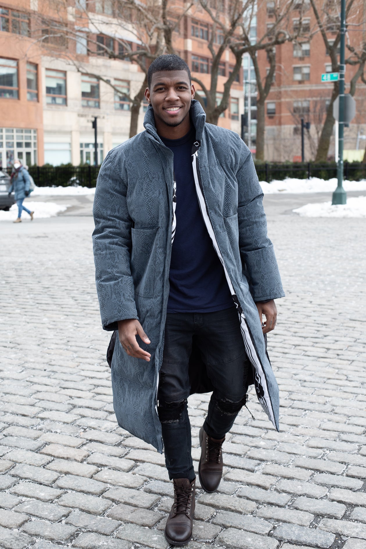 Man outdoor with jacket