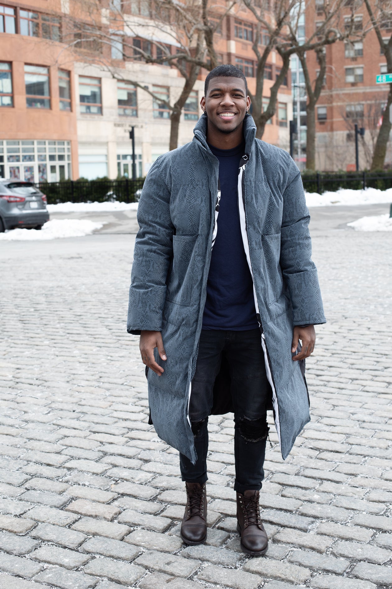 Man outdoor with jacket