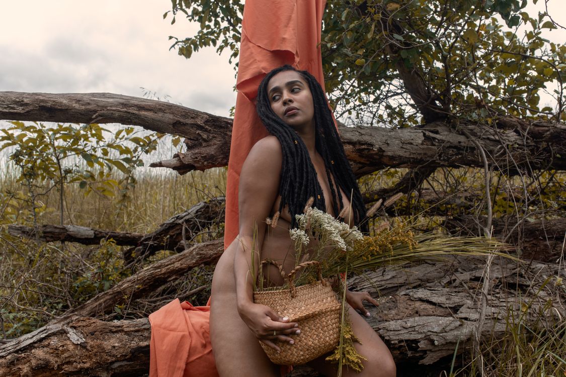 Woman in field