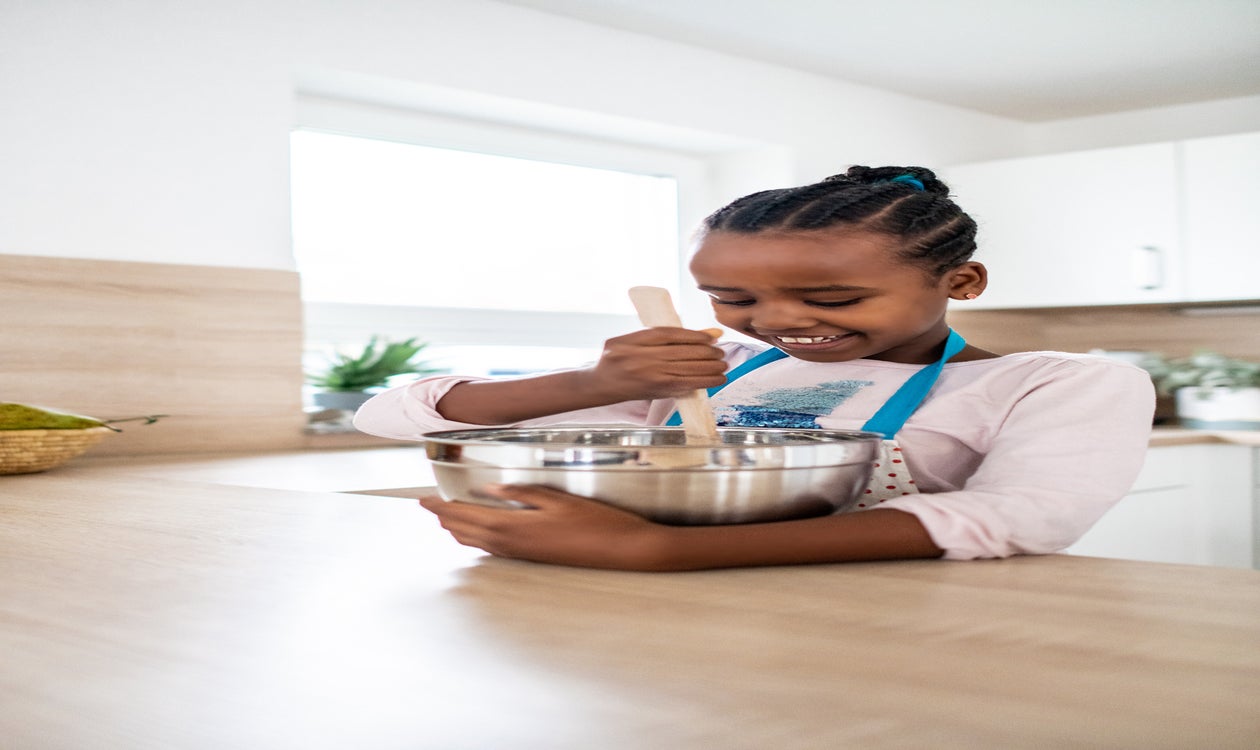 Girl cooking