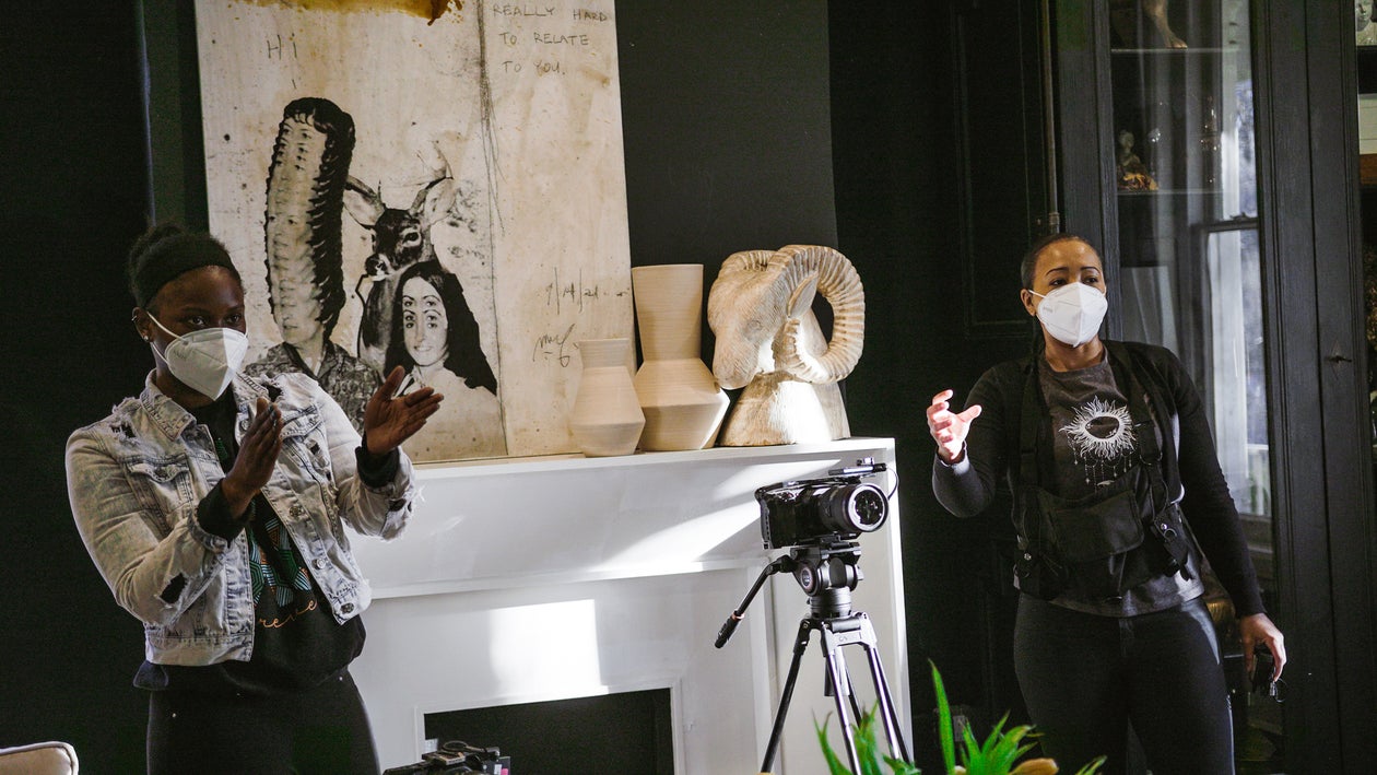 Black Woman Behind the Camera