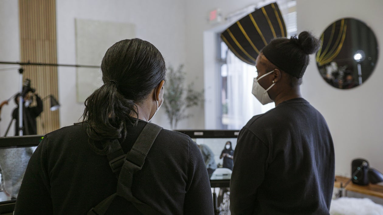 Shots Behind the Scene of a Photoshoot