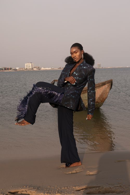 Woman at beach