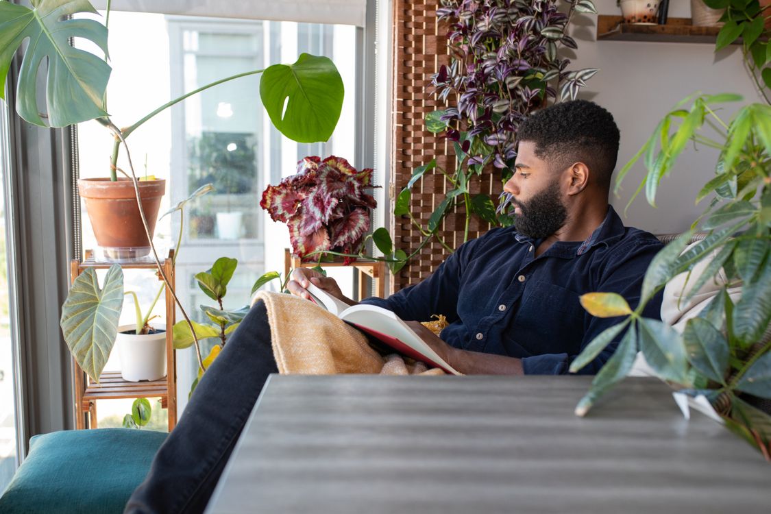 Man reading