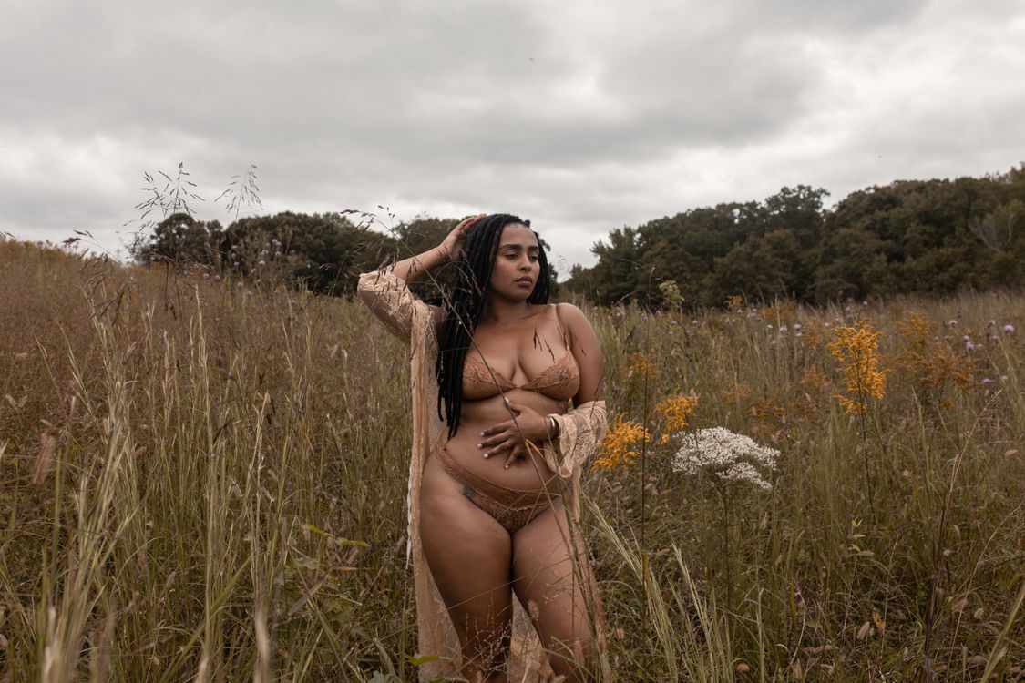 Woman in field
