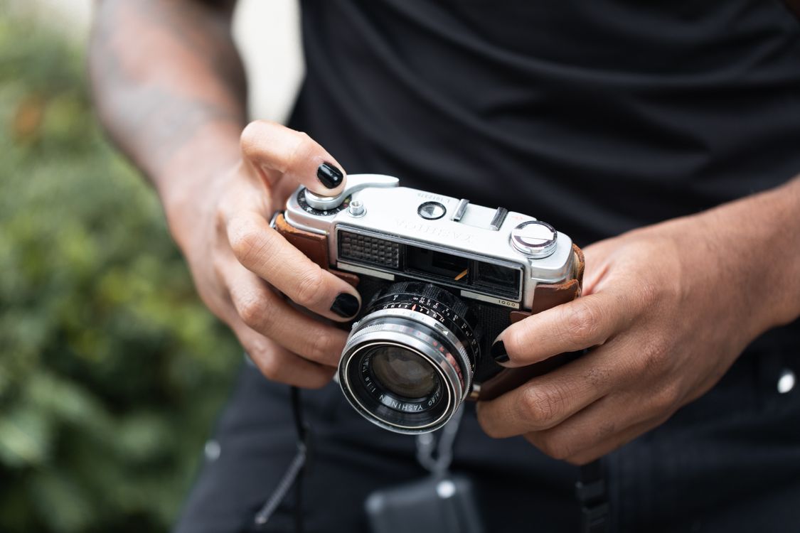 man with camera