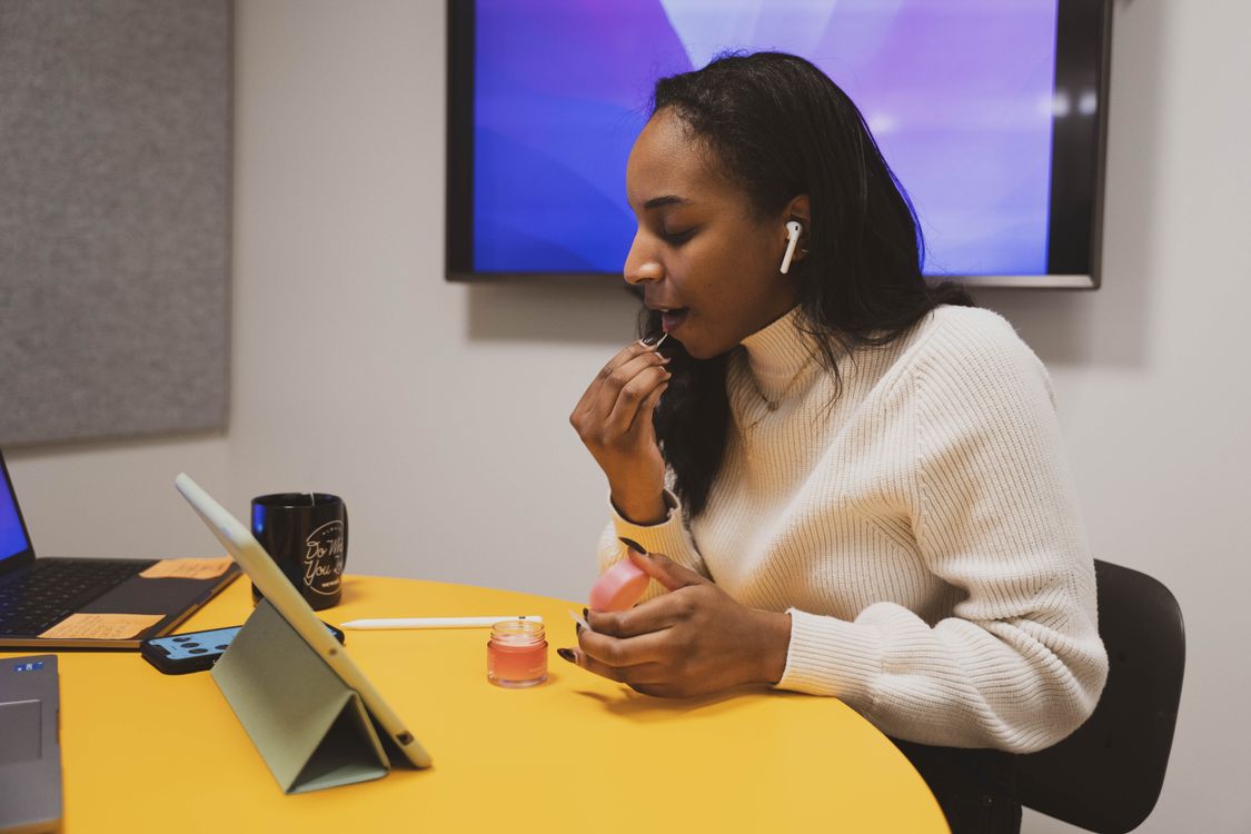 Office Work: Woman at Her Desk