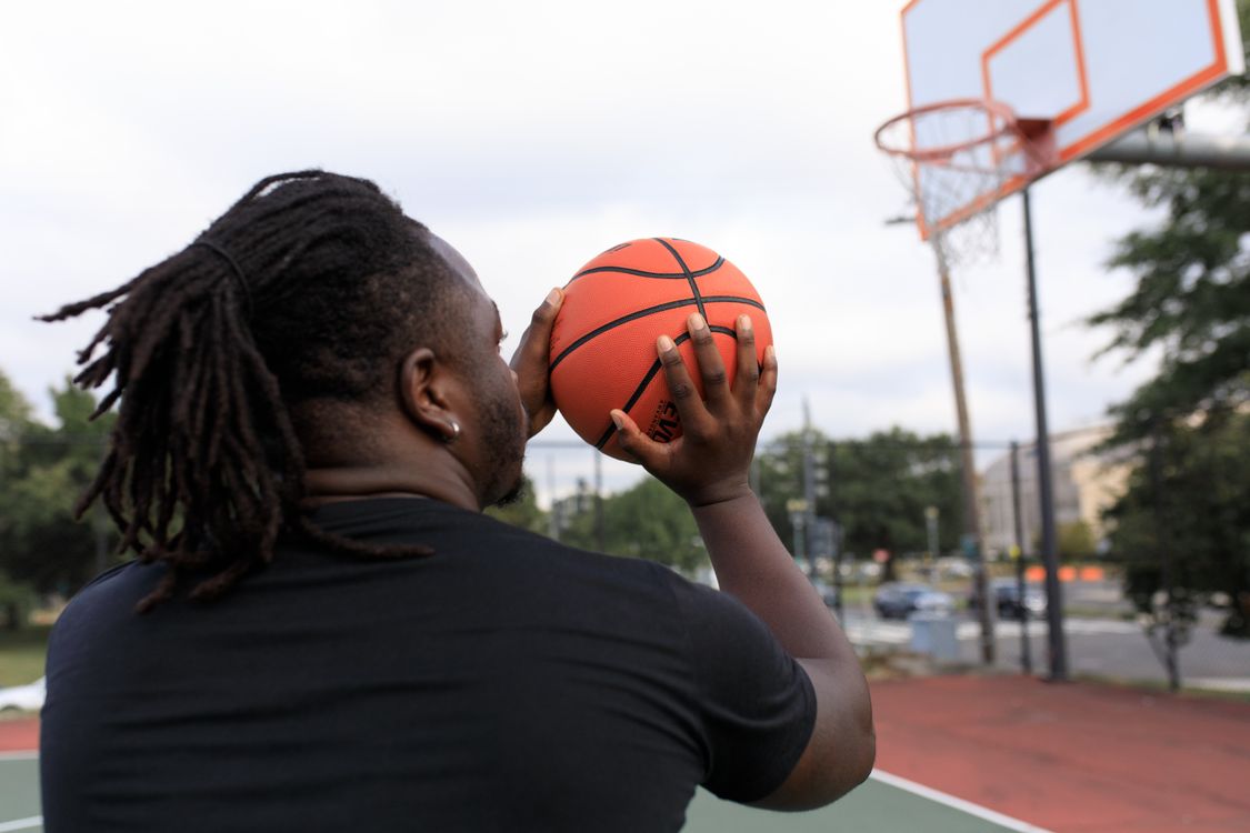 Playing Basketball