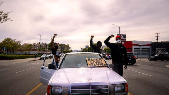 Group protesting