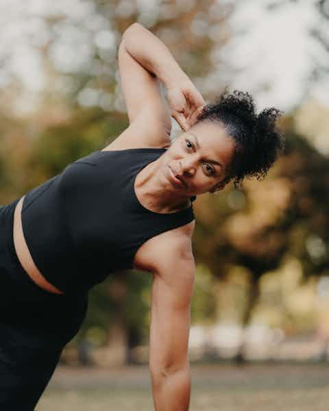 Woman Exercising