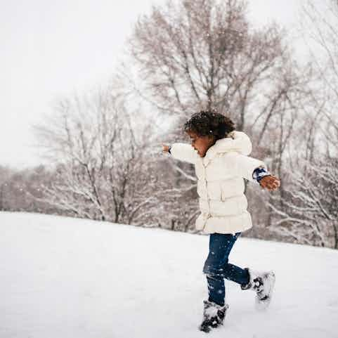 Child in Snow