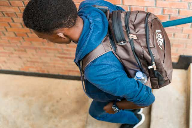 Boy with Backpack