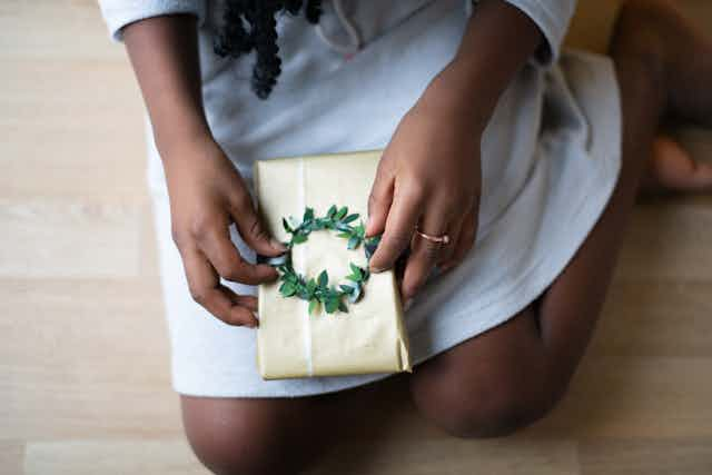 Holding presents