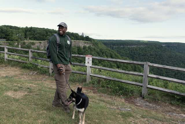 Man hiking