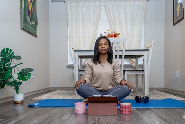 Peaceful Yoga Practice at Home