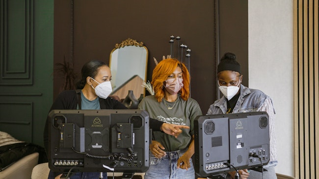 Black Women Behind Photography Equipment